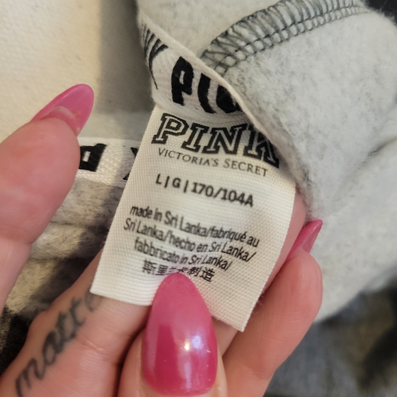 PINK Victoria's Secret HTF IRIDRSCENT BLING HOODIE - Picture 9 of 10